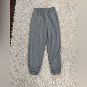 These joggers have been badly worn and they’re very light.